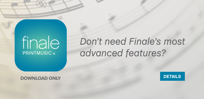 finale printmusic music notation software