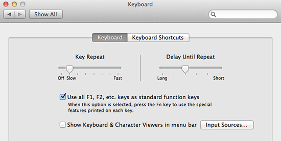 shortcut key for get info mac